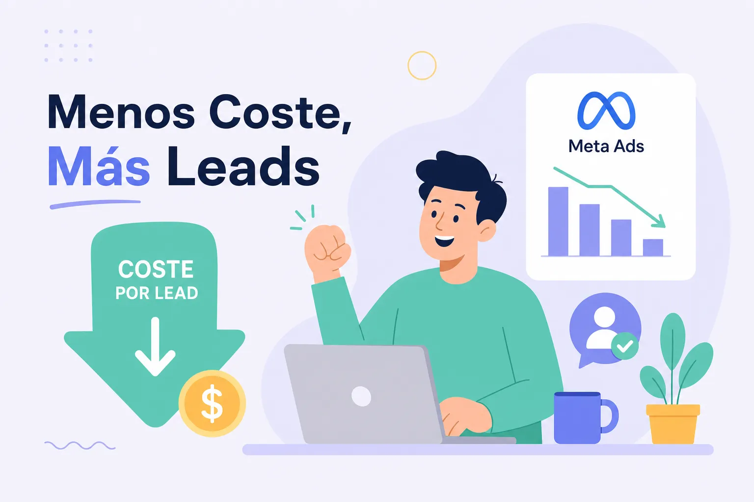 6 Estrategias para Bajar el Coste por Lead en Meta Ads