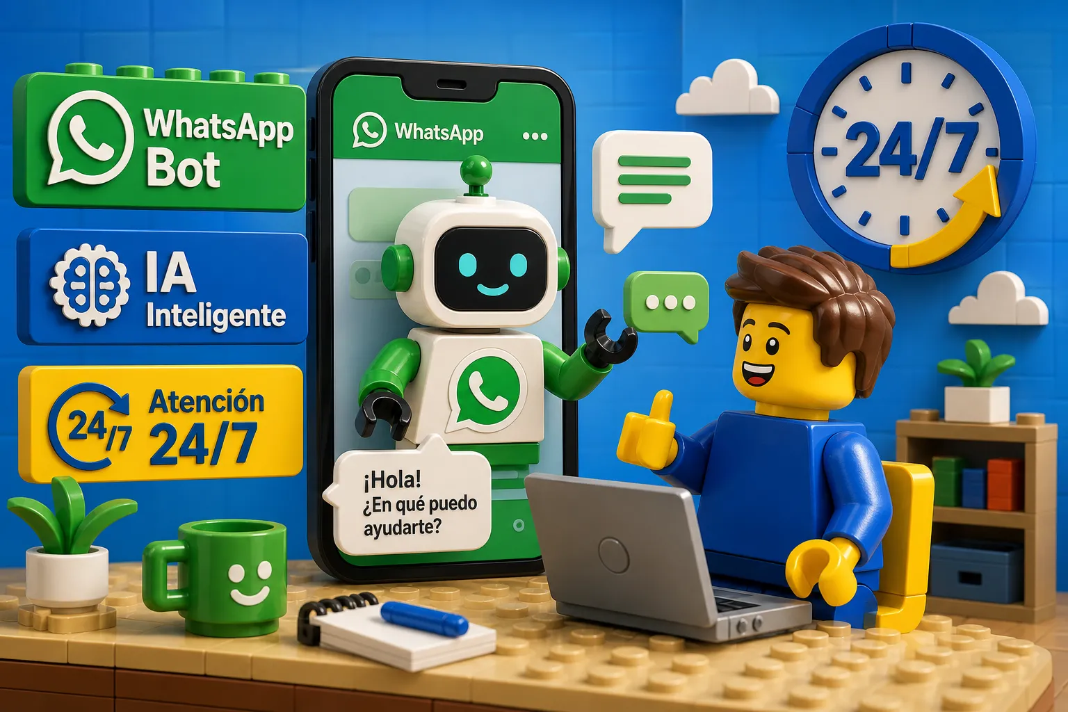 Bot de WhatsApp con IA para Atender Clientes las 24 Horas