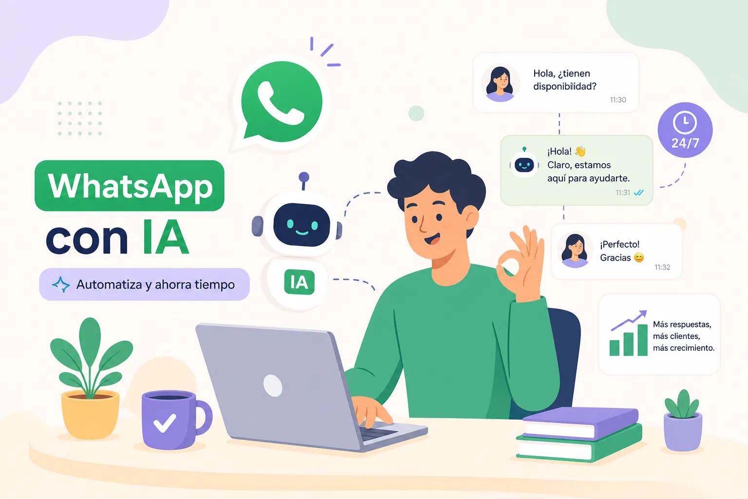 Cómo Automatizar Respuestas de WhatsApp con IA Paso a Paso