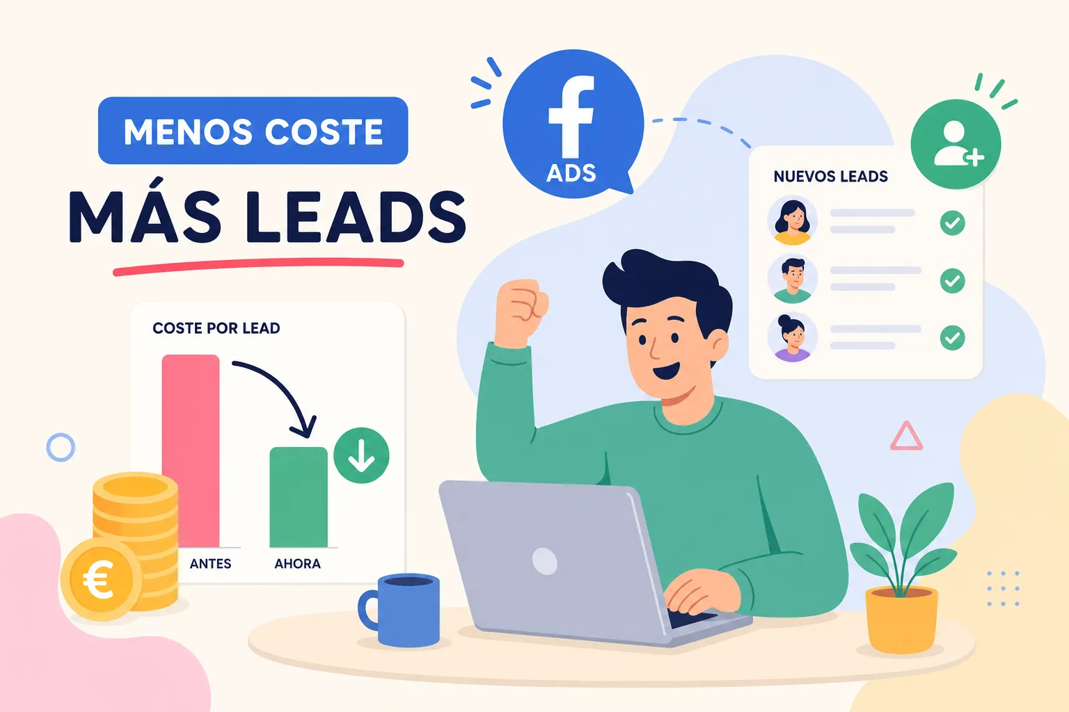 Cómo Reducir el Coste por Lead en Facebook Ads 2026