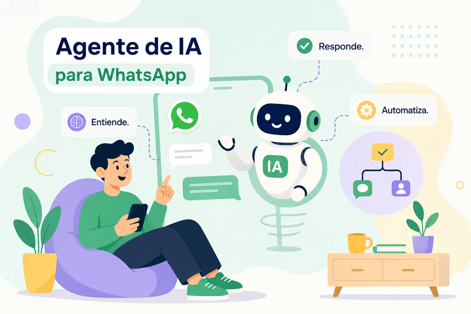 Qué es un Agente de IA para WhatsApp y Cómo Funciona