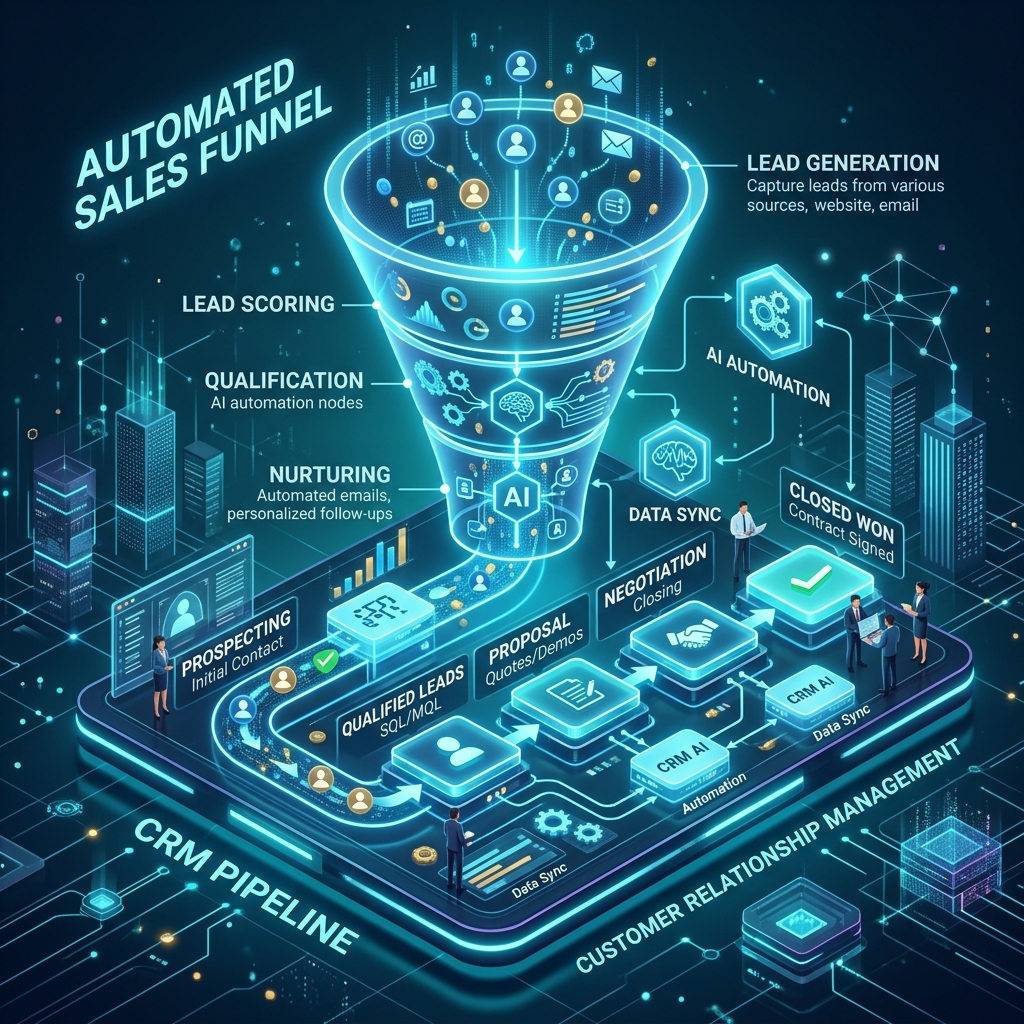 Automatización Comercial en Negocios de Ventas 2025